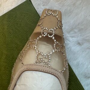 Gucci power skin Rose with ringtone slink back pump